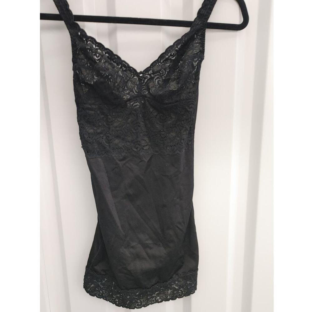 Vintage Flexees Union Made Shapewear 6852 Large 36 Black Lace 60's